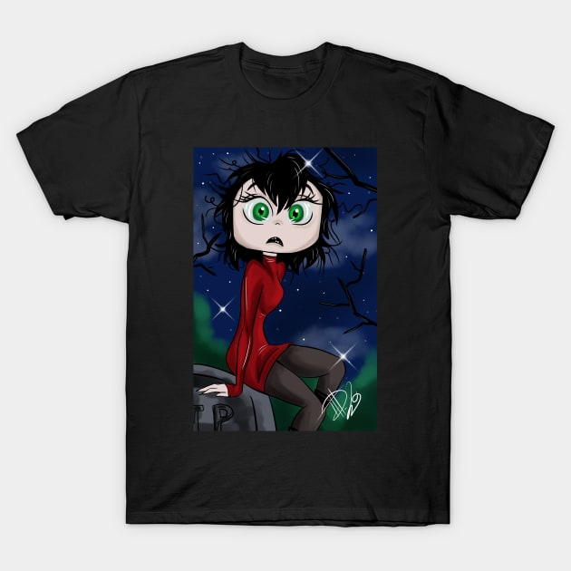 Gothic Vampire Girl T-Shirt by OCDVampire